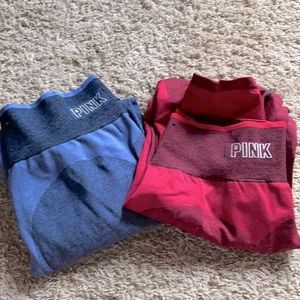 2 Pairs of Pink Victoria’s Secret leggings